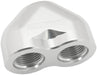 BILLET 3 PORT ORB U-BLOCK - SILVER