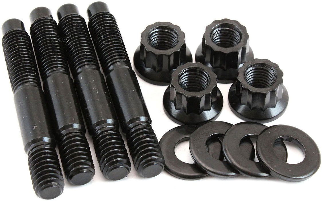 Carburettor Stud Kit to Suit 1/2" Spacer, 2.225" (56mm) OAL - Black Finish AF37-1051