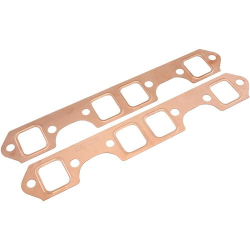 Holden V8 253-308 Copper Embossed Exhaust Gaskets Sold as a Pair, 1.22" x 1.41" Port Size 