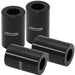 Billet Aluminium Bolt Spacers, Black M6 (1/4") I.D, 19mmOAL, Sold as Pack of 4 AF64-4378BLK