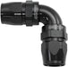 AF853-12-12BLK - AEROFLOW 90 DEG -12AN TO -12AN CUTTER FULL FLOW BLACK 