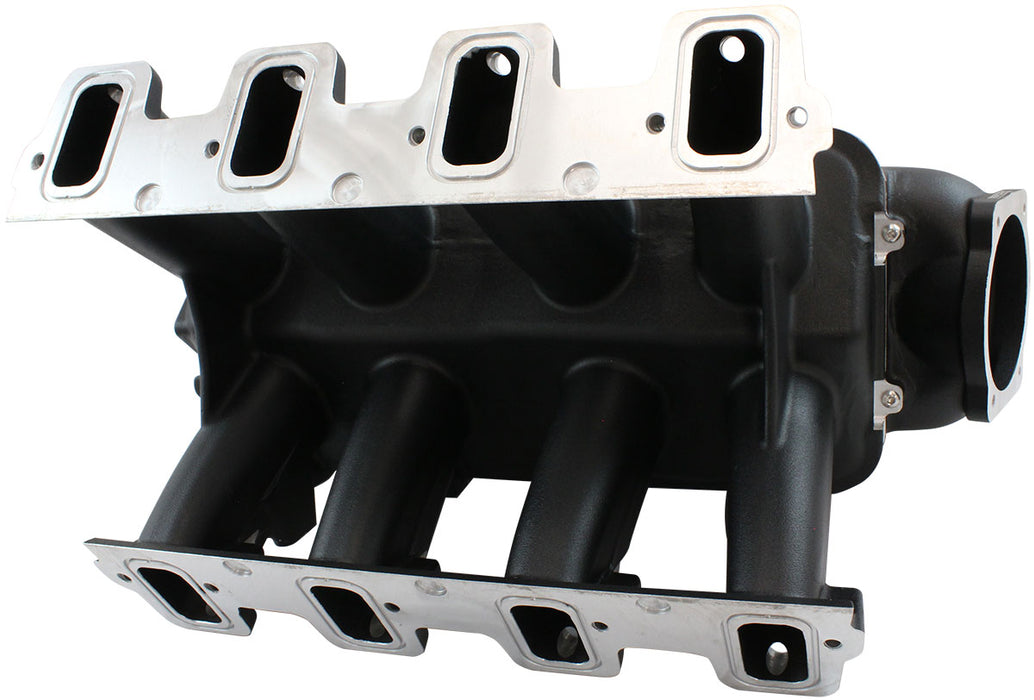 GM LS RECTANGLE PORT HI-RISE EFI MODULAR INTAKE MAINFOLD - BLACK, SUIT 102-105mm THROTTLE BODY