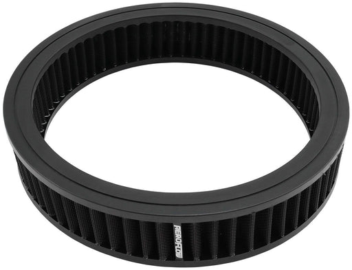 AF2041-1200 - AEROFLOW ROUND AIR FILTER ELEMENT 11" X 2-1/8" WASHABLE BLACK 