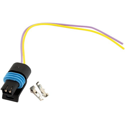 AF49-1599- GM Black 2 Pin Multi Purpose Pigtail Connector Includes Spare terminalsand seals