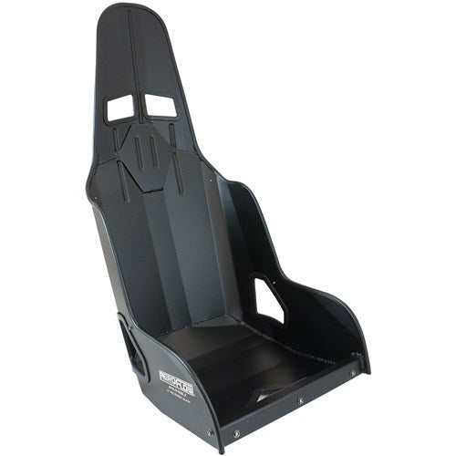 Pro Street Drag 18.5" Aluminium Race Seat, Black Finish 470mm Hip Width 