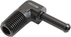 AF842-04-04BLK - AEROFLOW 90 DEG MALE 1/4" NPT TO 1/4" (6.35MM) BARB BLACK 