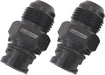 Ford Coyote Screw In Cover Breather Adapter - Black Finish Male -10AN 