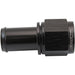 Straight Hose Barb 5/8" to -8AN Female Black Finish 
