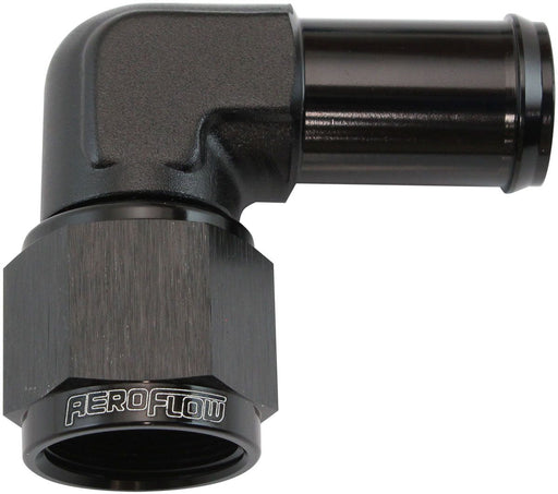 AF413-08-10BLK - AEROFLOW FEMALE -8AN 90DEG TO 5/8" BARB BLACK 