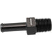 Male NPT to Barb Straight Adapter 1/4" to 5/16" Black Finish 