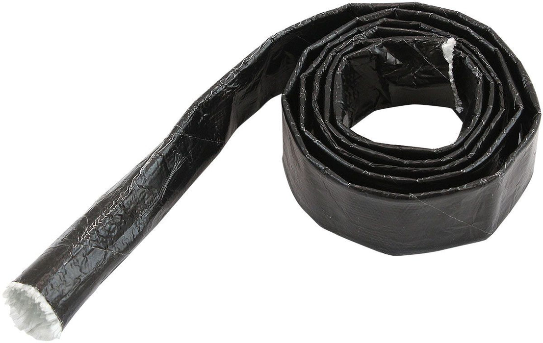 AF91-5010BLK - AEROFLOW ALUMINISED HEAT SLEEVE 1/4" TO 1/2" I.D. 3.7M LENGTH  AF91-5010BLK