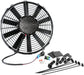 af49-1112- Aeroflow 12" Brushless Electric Fan with Straight Blades 2,100 CFM Rating. Non Reversable 