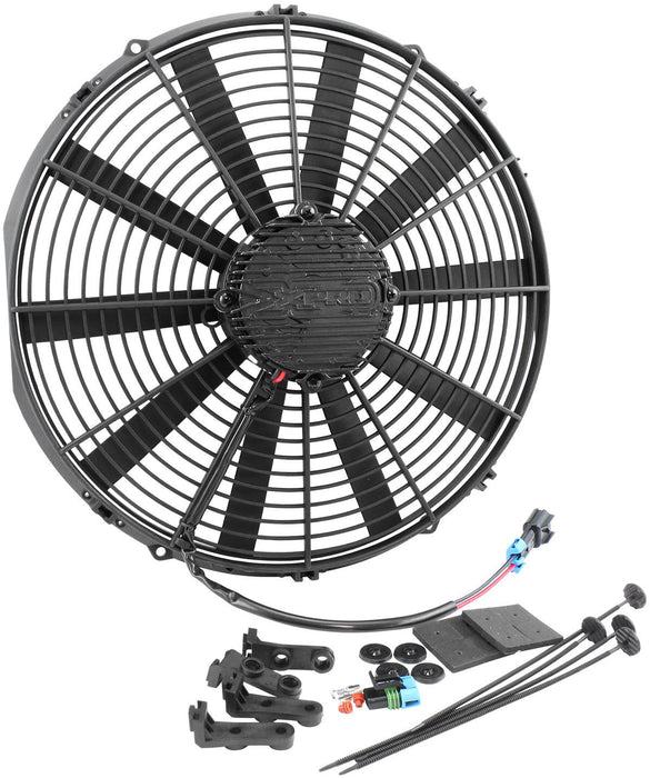 AF49-1116-Aeroflow 16" Brushless Electric Fan with Straight Blades  3,400 CFM Rating. Non Reversable3,