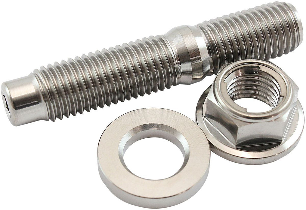 AF55-2016 - AEROFLOW M10 X 1.25MM TITANIUM STUD LOCKING HEX KIT 