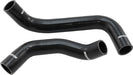 AF9280-0020-Aeroflow Ford Falcon BA, BF, FG (6 Cylinder Turbo Barra) Gloss Black Silicone Radiator Hose Kit