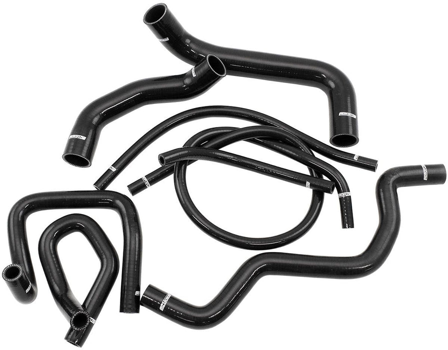 AF9270-0020 - AEROFLOW SILICONE HEATER HOSE GLOSS BLK FITS FORD FALCON BA BF FG 