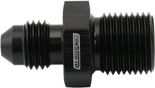 AF742-04BLK - AEROFLOW METRIC M14 X 1.25MM TO -6AN ADAPTOR - BLACK 
