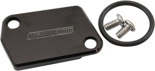 AF64-2176BLK - AEROFLOW MAF SENSOR BLOCK OFF DELETE PLATE BLACK FITS GM LS 
