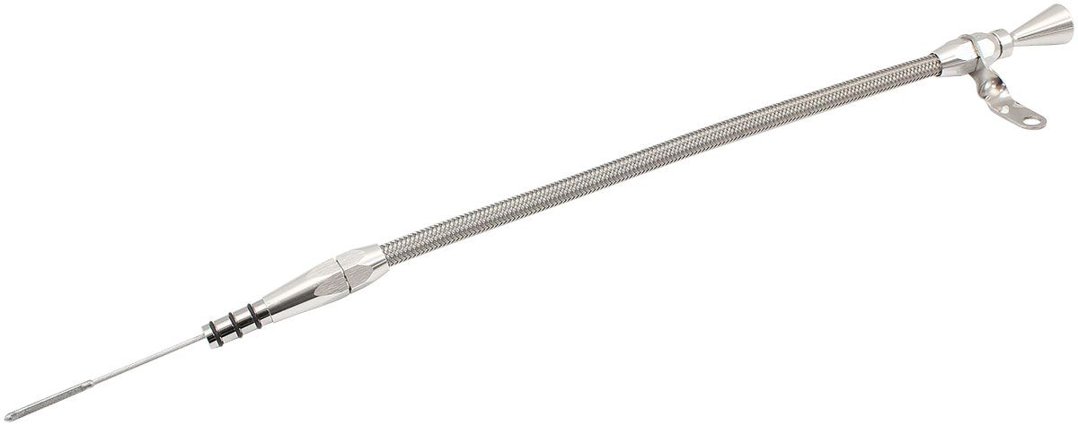 AF64-2284-Aeroflow Mitsubishi 4G63 Engine Dipstick - Silver Finish 
