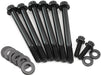 AF37-1605- Aeroflow GM LS Water Pump & Thermostat Housing Bolt Kit - Black Finish 