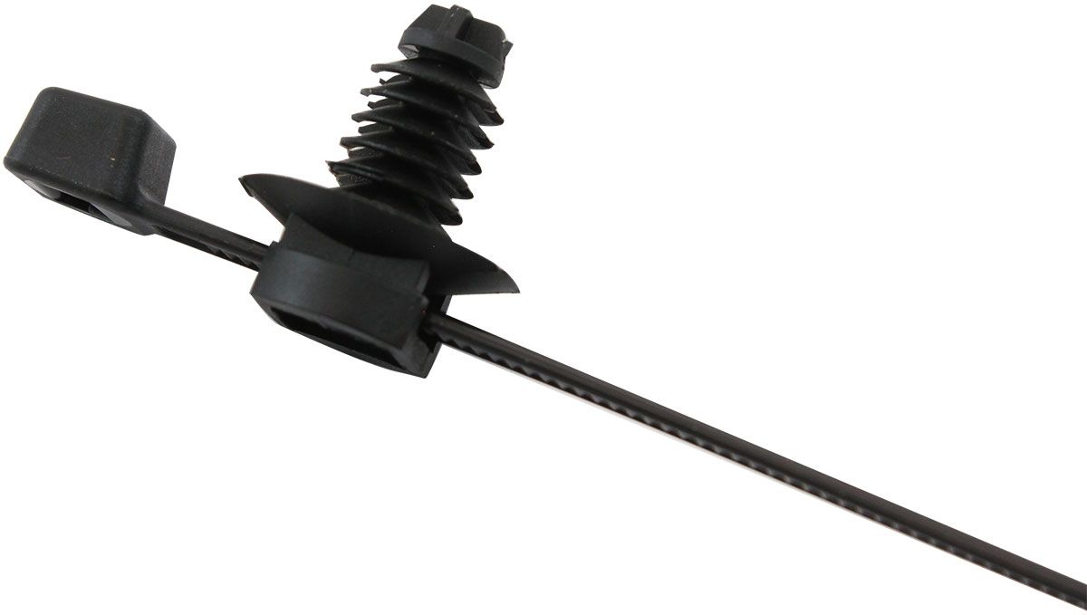 Two Piece Fir Tree Cable Ties 4.8mm Wide x 200mm Long - 25 Pack  