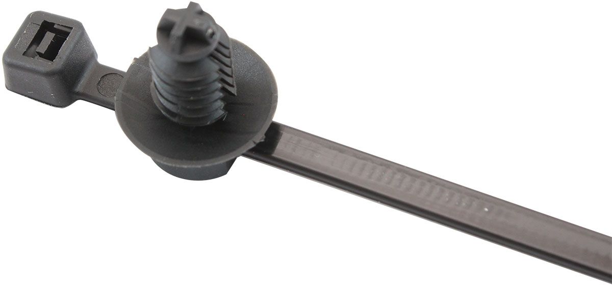 Two Piece Fir Tree Cable Ties 4.8mm Wide x 200mm Long - 25 Pack  