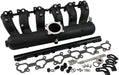 Ford Falcon FG Barra Intake Manifold, Black Finish -8ORB Fuel Rails to suit 14mm 3/4" Length Fuel Injectors 