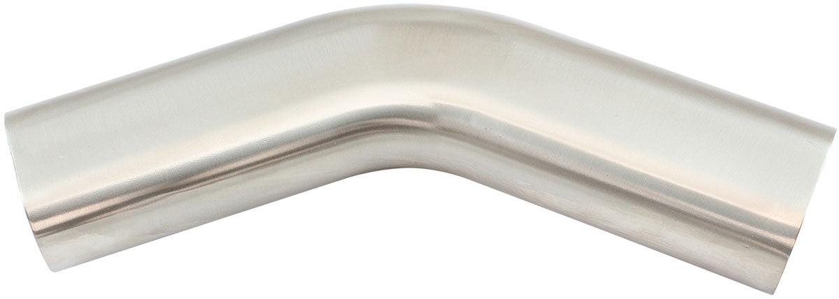 Stainless Steel 3" Oval Tube, 45 Degree Angle