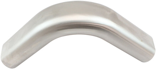 Stainless Steel 3" Oval Tube, 90 Degree Angle Vertical Pipe 2-1/4" H x 3-1/2" W, 1/16" Wall 