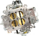 Aeroflow 750cfm 4-Barrel Street Carburettor with Vacuum Secondaries Square bore 4150 Flange, Electric Choke, Silver Finish 