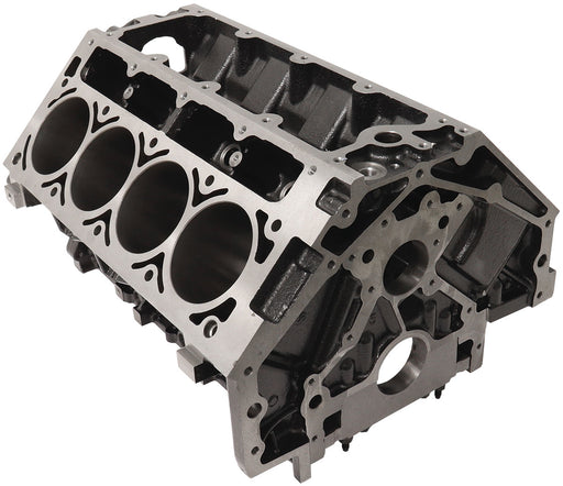 Aeroflow Cast Iron GM LS Engine Block, 4.000" Bore 9.240" Deck Height, 6-Bolt Main Caps 