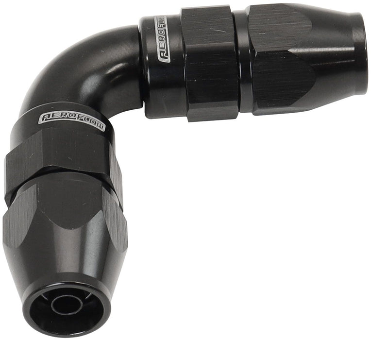 af593-06-06dblk- 590 Series PTFE 90° Dual Hose Ends -6AN