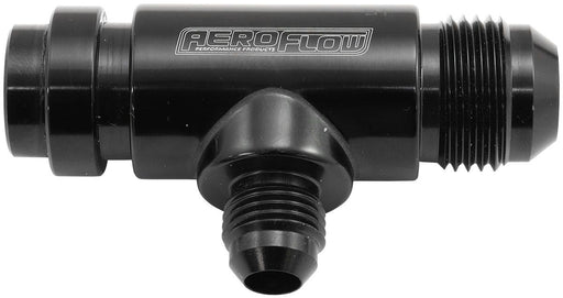 AF64-4045BLK - AEROFLOW WATER PUMP TEE PRESS-IN ADAPTER - SUITS FORD BARRA BA BF 