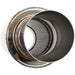 5500 Series Stainless Steel 4" Round Muffler 4" Inlet, 18" Length, 6" Diameter, 5" Tip - AF5515-400