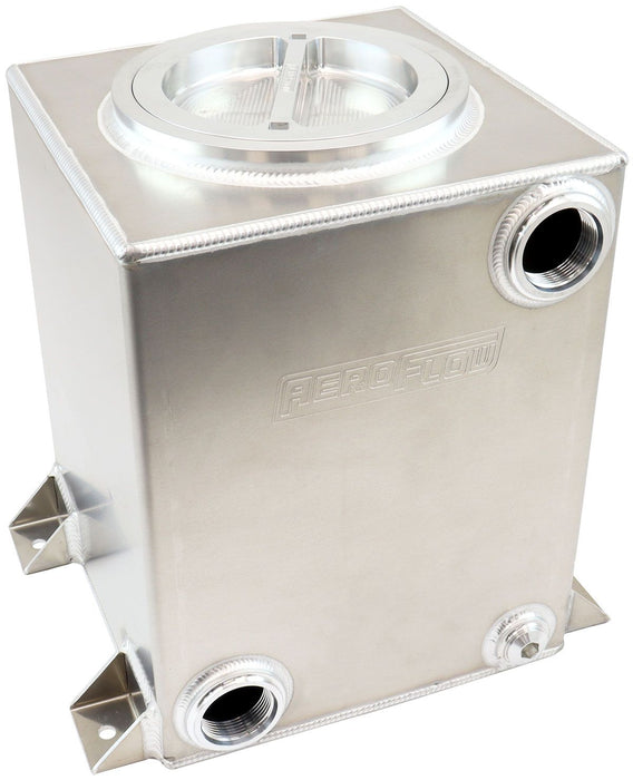 Aeroflow Universal Water / Ice Tank, -20 ORB Inlet/Outlet With 6" Cap