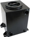 AF77-4057BLK-Aeroflow Universal Water / Ice Tank - Black -20 ORB Inlet/Outlet With 6" Cap