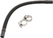 AF130-06-250-In-Tank 3/8" (10mm) Flexible Nylon Fuel Hose - 250mm Length Corrugated Design, includes two stainless steel clamps 