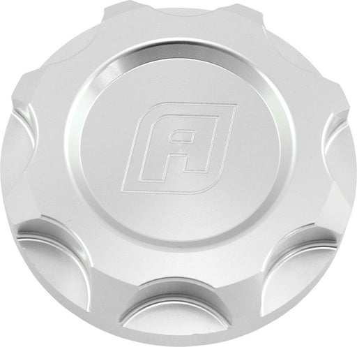 AF82-1012- Aeroflow Billet Oil Cap - Silver Finish Ford Falcon Barra Inline 6 Cylinder 