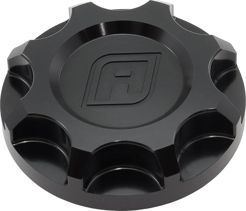 AF82-1012BLK-Aeroflow Billet Oil Cap - Black Finish Ford Falcon Barra Inline 6 Cylinder 