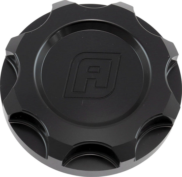 AF82-1013BLK- Aeroflow Billet Oil Cap - Black Finish Nissan & Honda Models 
