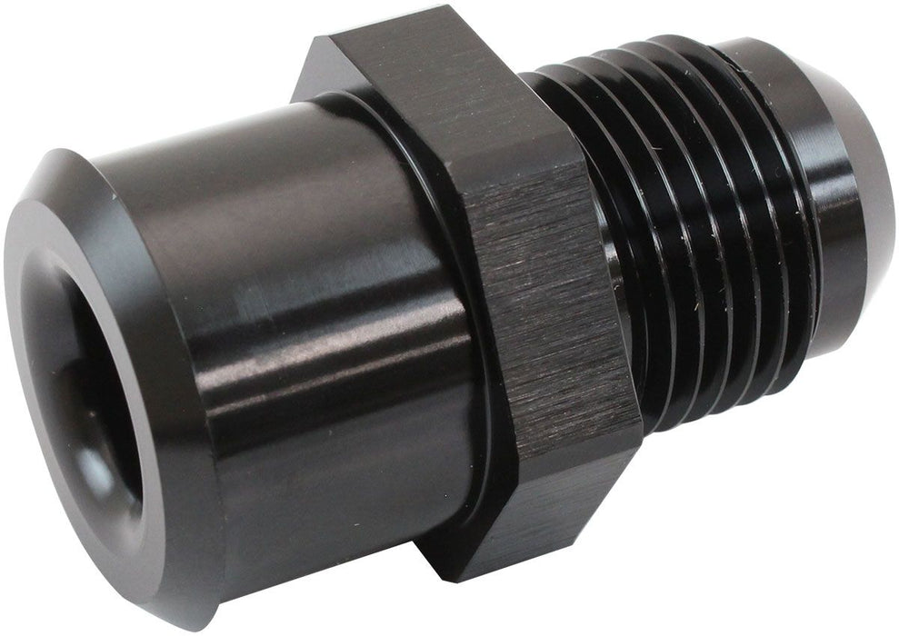 AF77-2010BLK - AEROFLOW -12AN PUSH IN VALVE COVER BREATHER TO GROMMET ADAPTER 