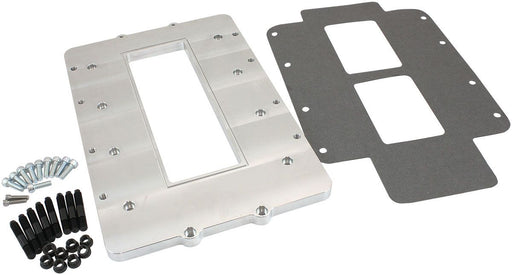 AF6086-0000- Aeroflow Top Plate with Supercharger Flange For Modular Intake Manifolds - Natural Cast Finish