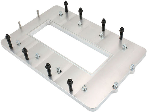 AF6086-0000- Aeroflow Top Plate with Supercharger Flange For Modular Intake Manifolds - Natural Cast Finish