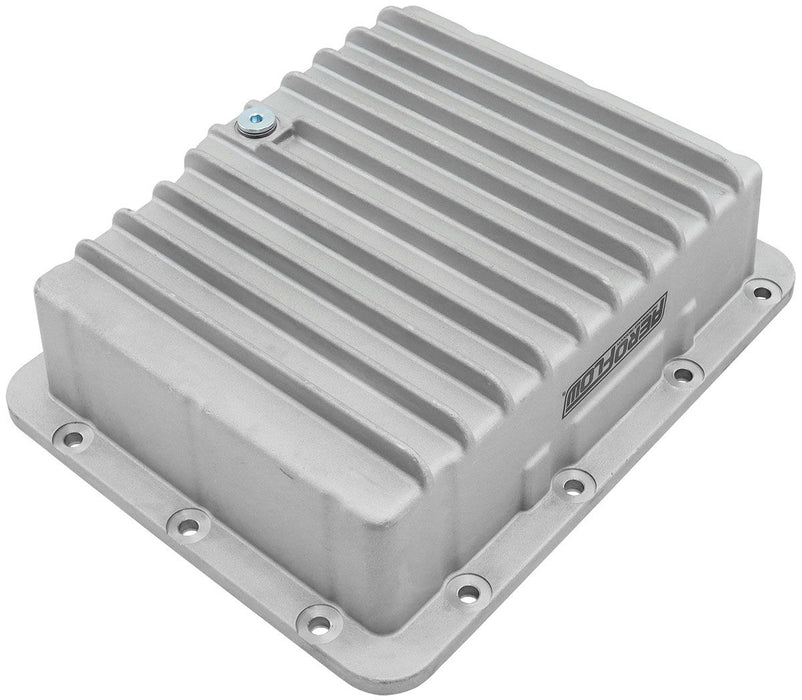 AF72-3102 - AEROFLOW CAST TRANSMISSION OIL PAN NATURAL DEEP FITS GM POWERGLIDE 
