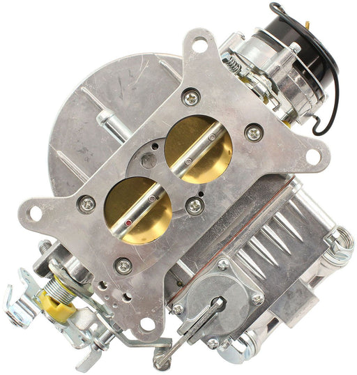 Aeroflow 350cfm 2-Barrel Street Carburettor Electric Choke, Silver Finish 