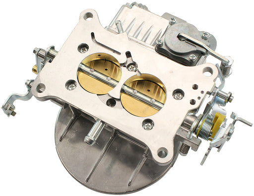 Aeroflow 500cfm 2-Barrel Street Carburettor Manual Choke, Silver Finish 