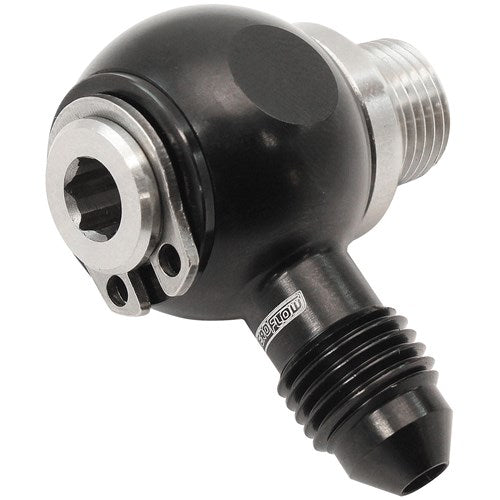 1/8" NPT BANJO KIT -3AN S/S BOLT ADAPTER BLACK ALLOY Aeroflow - AF 392-03-02