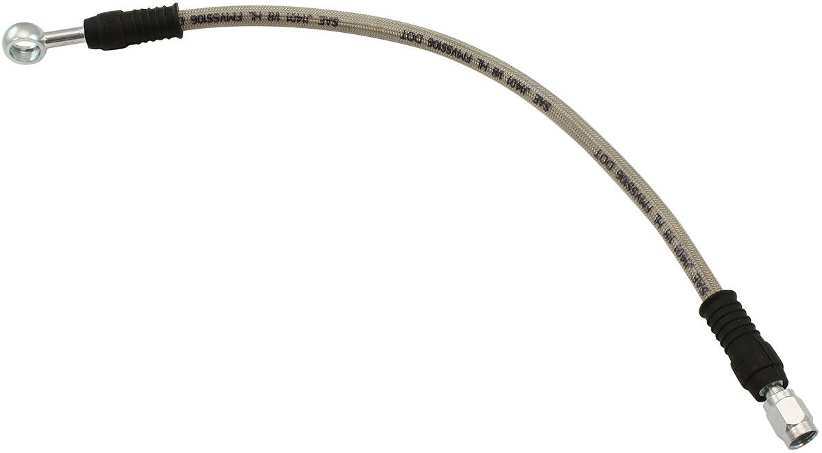 AF225-03 - AEROFLOW 3/8" (10MM) BRAKE LINE BANJO TO -3AN 15" LENGTH 