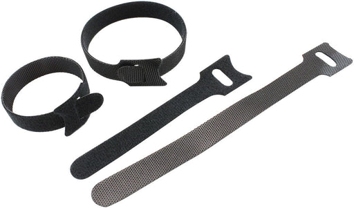 VELCRO ZIP CABLE TIE 11mm WIDE 40 MULTI PACK BLACK