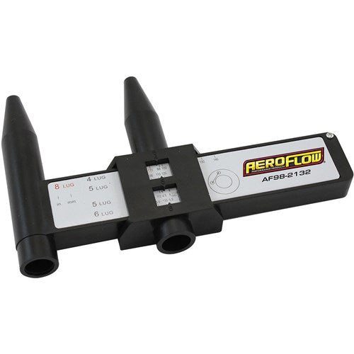 AF98-2132 - AEROFLOW WHEEL BOLT CIRCLE PCD GAUGE SUITS 4, 5, 6 & 8 LUG RIMS 